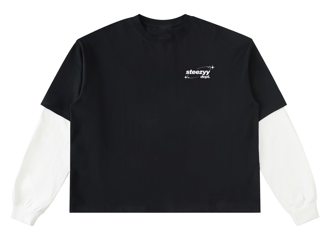 Double layered steezyy dept. in brakes we trust long sleeve