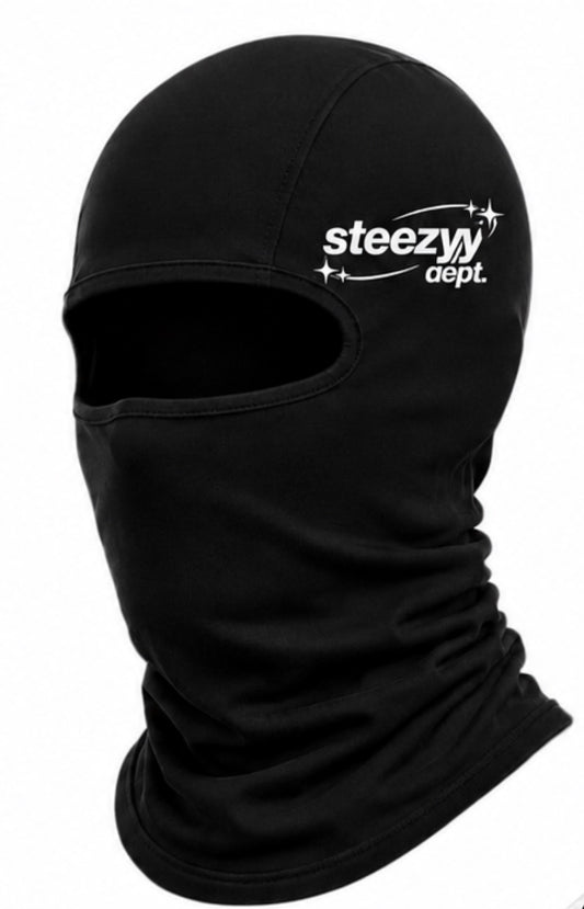 Steezyy dept. black ski mask (PRE ORDER)