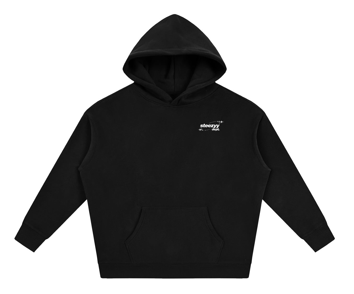 Steezyy dept. in brakes we trust black hoodie
