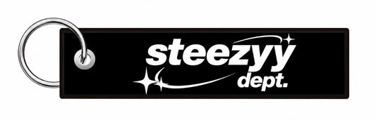 Black steezy dept. keychain (PRE ORDER)