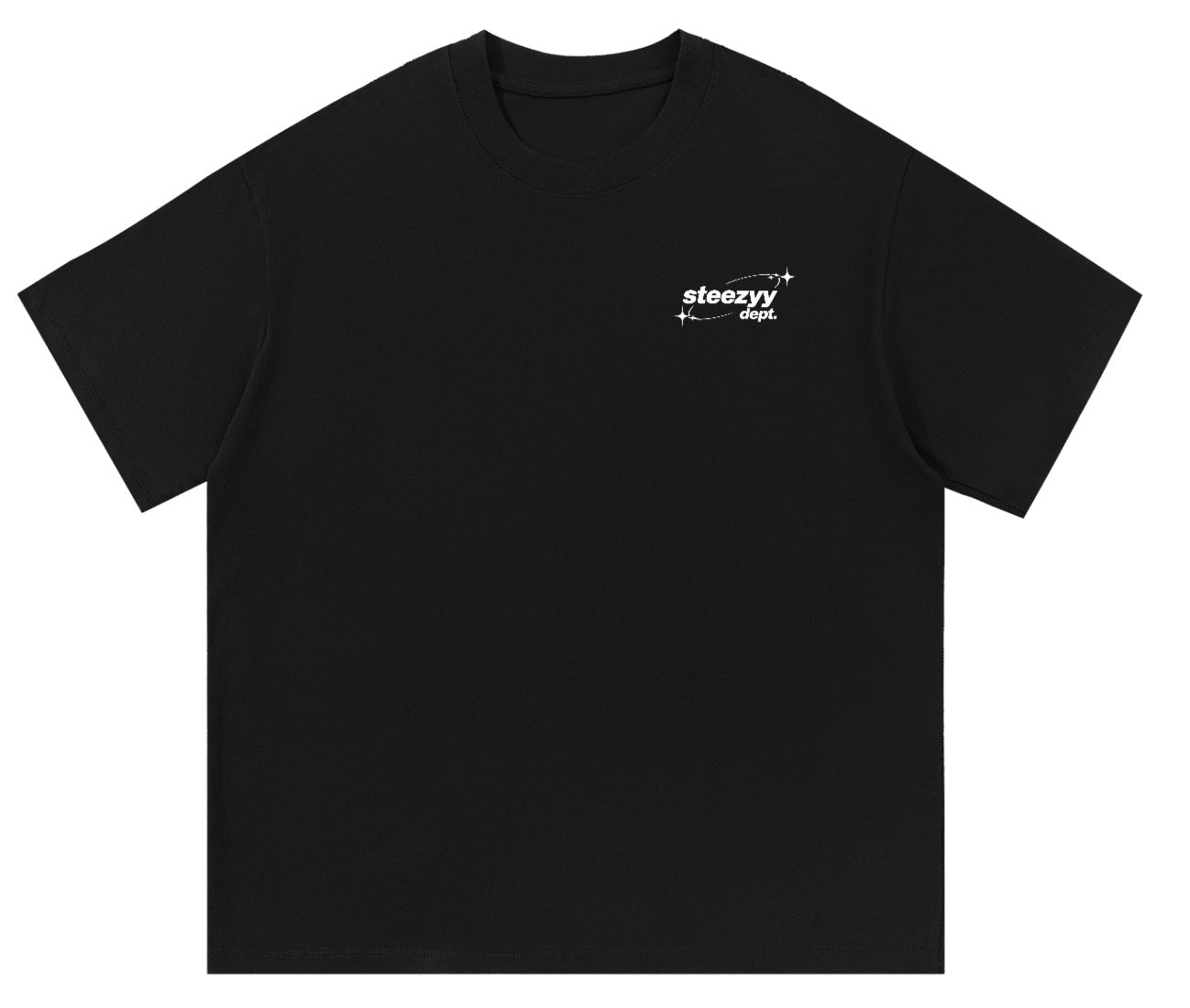 Steezyy dept. in brakes we trust black shirt